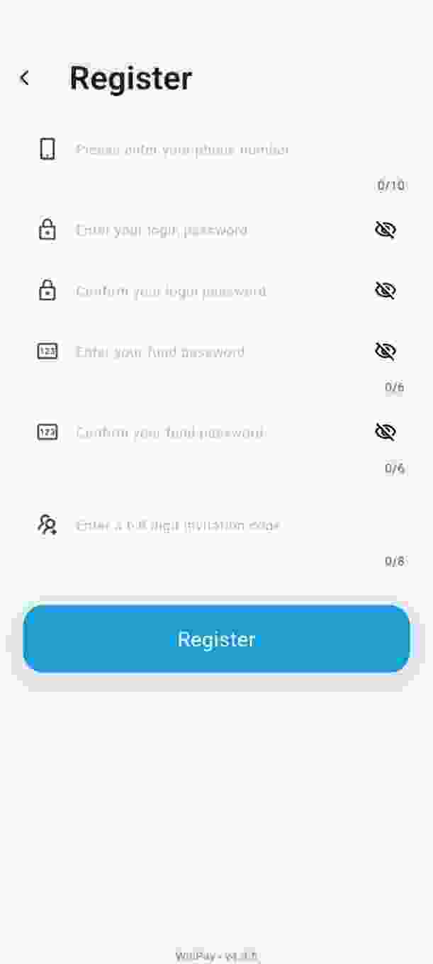 Winpay app features screen screenshot
